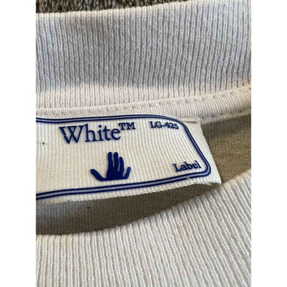 Vtg Off-White Size Small Authentic Bubble Arrows Slim Fit T-Shirt 2013 - Picture 7 of 14